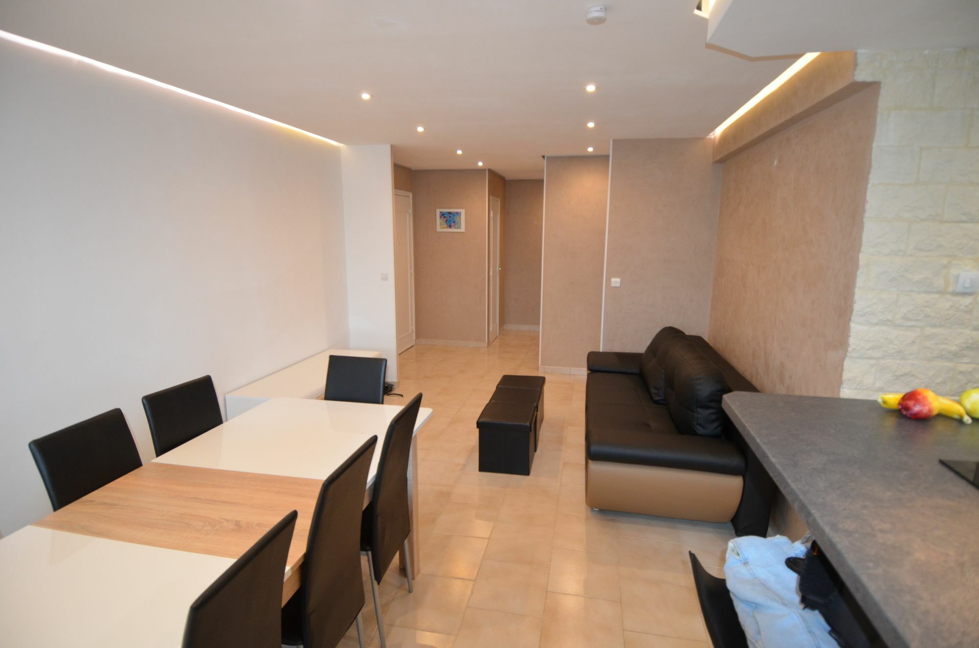 Appartement Rooftop 8 personnes grande terrasse avec parking Quartier Aéroport Niza Exterior foto