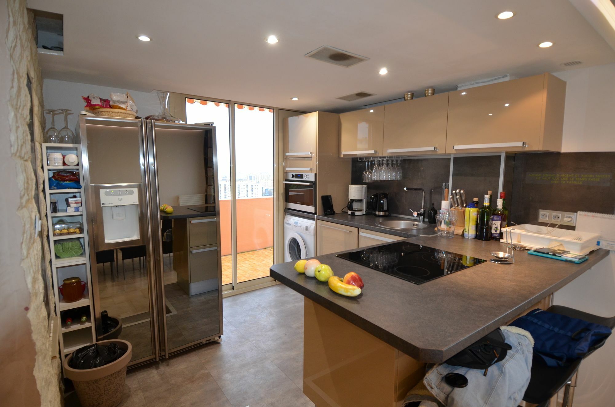 Appartement Rooftop 8 personnes grande terrasse avec parking Quartier Aéroport Niza Exterior foto