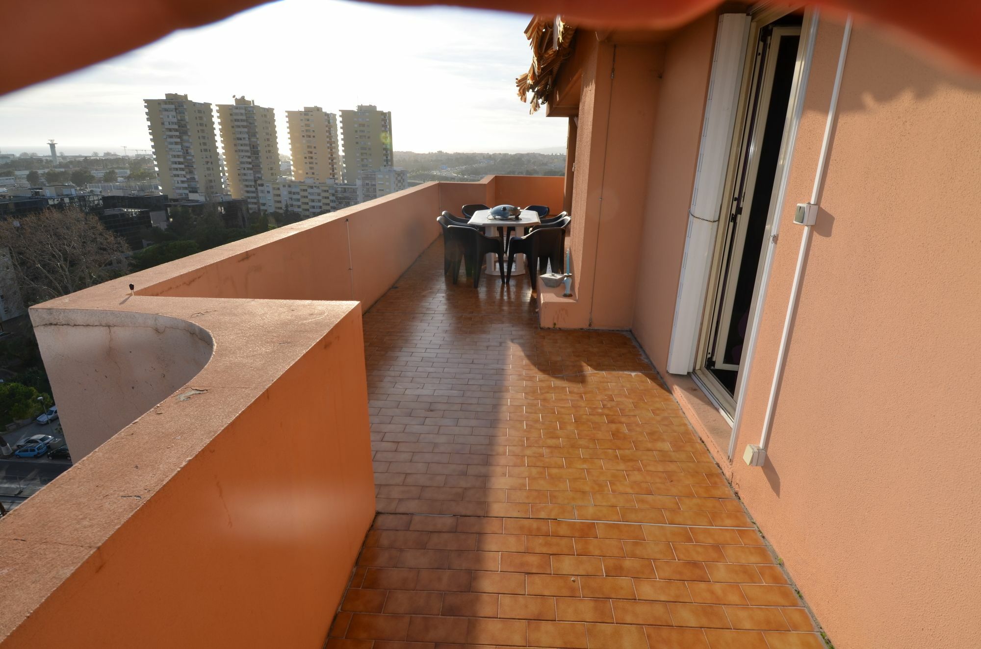 Appartement Rooftop 8 personnes grande terrasse avec parking Quartier Aéroport Niza Exterior foto